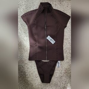 NWT Gigi C Two-Piece Surf Suit. Size M